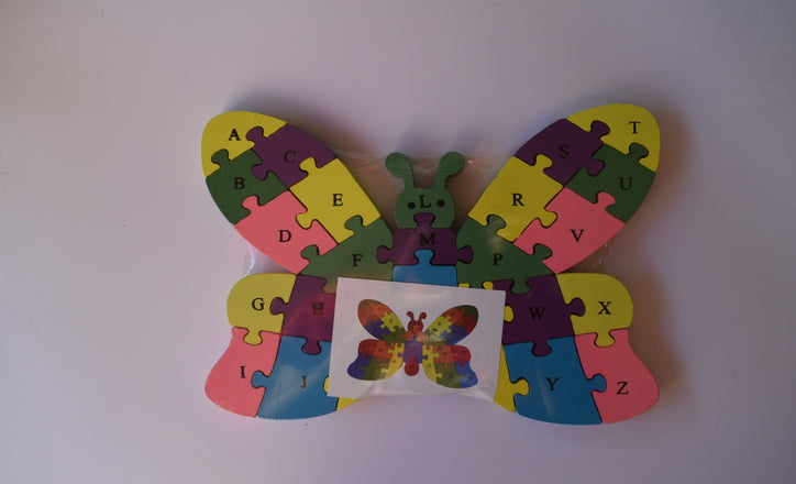 Animal puzzel -Butterfly image 0