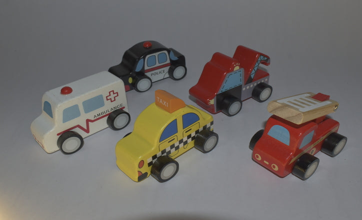 Vehicles set of 5