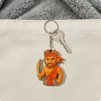 Kantara Hero Fridge Magnet &  Guardian Warrior Keychain