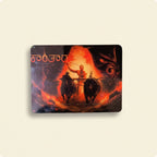 Kantara Hero Fridge Magnet &  Guardian Warrior Keychain