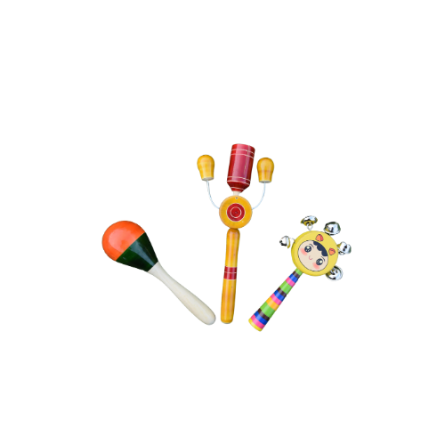 3 Rattle Set TIC TIC + Baloon Rattle+4 Bell