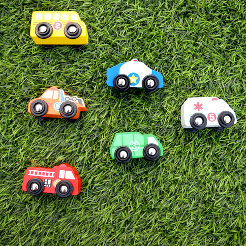 Vehicles Set of 6