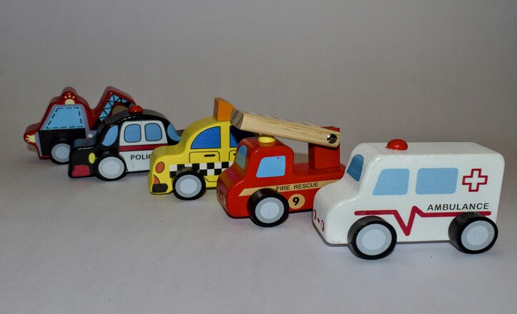 Vehicles set of 5